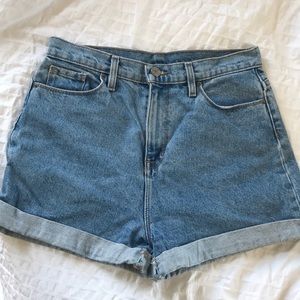 BDG high waisted mom shorts